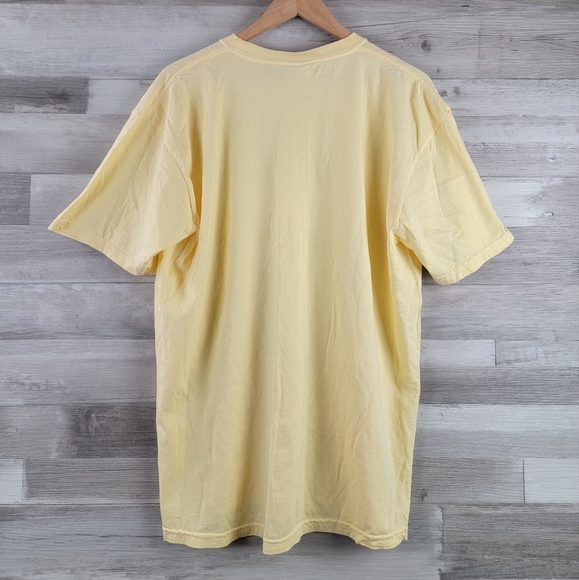 "Sweet Lemon Time* Comfort Colors Pastel Yellow Ring Spun Tee Size XL NWOT - Picture 10 of 11